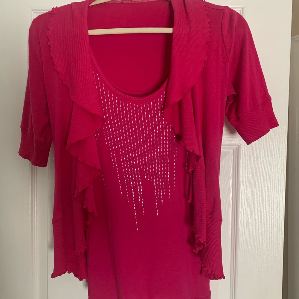 Express tank and cardigan set